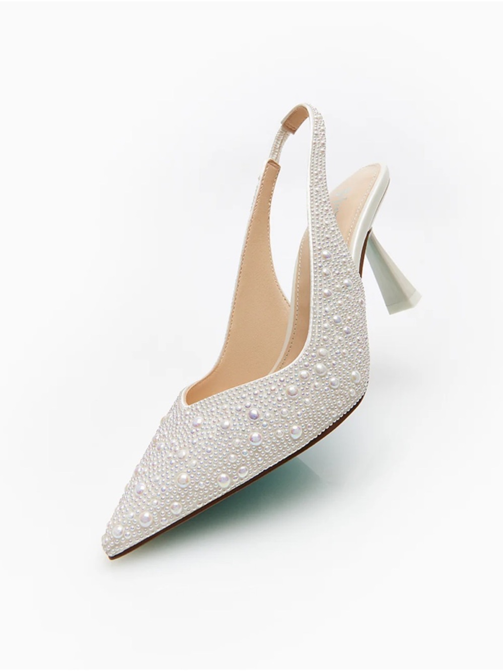 Betsey Johnson Clark Pearl Slingback Pumps